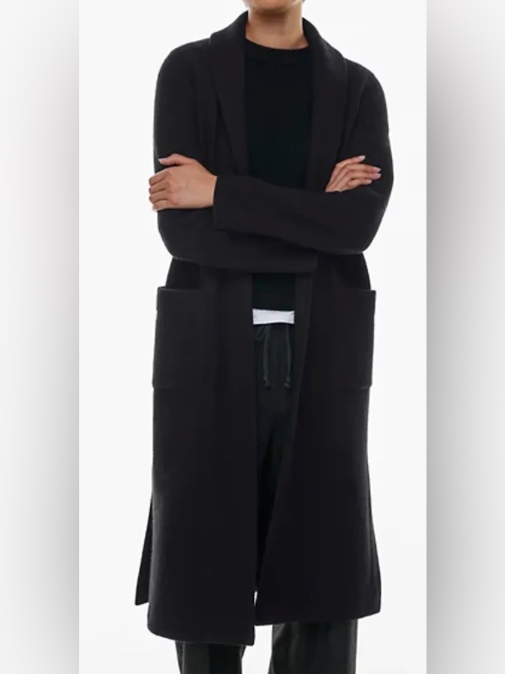 ARITZIA | Wilfred | Gornick / Luxe Lounge jkt | Merino Wool, Black, medium